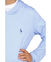 Tailorbyrd Boys Houndstooth Printed Performance Hoodie