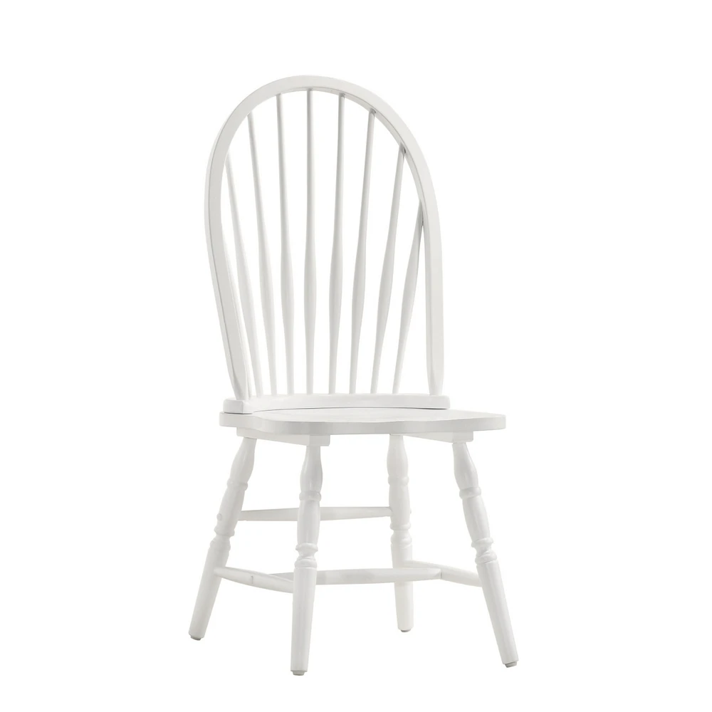 Wood Windsor Back Dining Chair for Kitchen or Dining Table Seating
