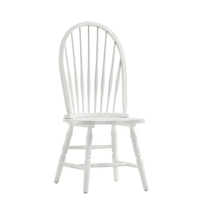 Wood Windsor Back Dining Chair for Kitchen or Dining Table Seating