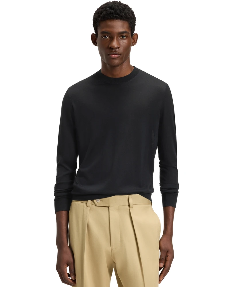 Hugo Boss Beckham x Men's Virgin Wool Regular-Fit Sweater