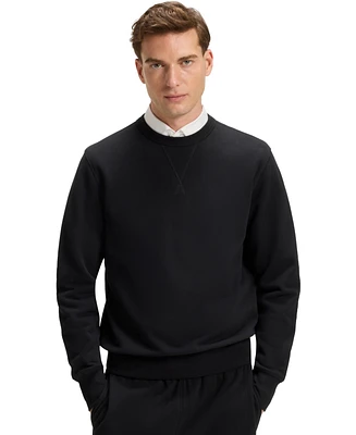 Hugo Boss Beckham x Men's Mercerised Cotton Terry Crew-Neck Sweatshirt