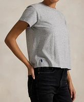 Polo Ralph Lauren Women's Classic Shrunken-Fit Jersey Tee