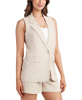 Bcx Juniors' Linen-Blend Vest