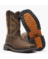Georgia Boot Boys Carbo-Tec Lt Brown Pull on