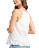 Bcx Juniors' Cotton Eyelet Tank Top