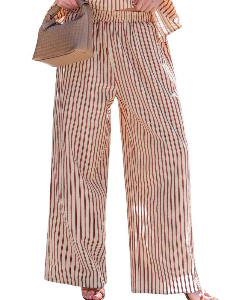 Cupshe Women's Sun Chasing Striped Pants