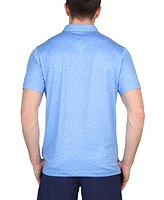 Tailorbyrd Men's Scattered Golf Clubs Printed Performance Polo