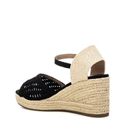 Women's Raffia Wedge Sandals By Xti