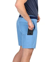 Tailorbyrd Men's Tonal Melange Performance Shorts