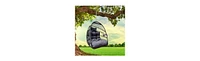 Indoor/Outdoor Uv-Resistant Egg Hammock Chair with Foldable Frame