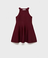 Mango Women's Short Flared Knitted Dress