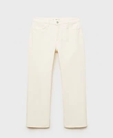 Mango Women's Matilda Medium-Rise Straight-Fit Jeans