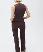Mango Women's Slim-Fit Suit Vest
