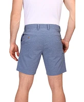 Tailorbyrd Men's Ripstop Grid Melange Performance Shorts