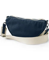Lands' End Canvas Crescent Crossbody Bag