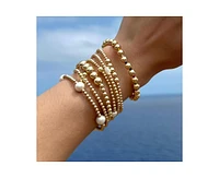 Gold Filled 4+7mm Bead Bracelet