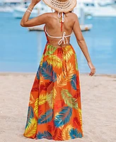 Cupshe Women's Neon Island Tropical Cover-Up Kimono