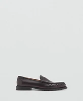 Mango Men's Leather Loafers