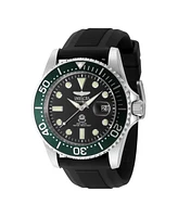 Invicta Men's 48214 Pro Diver Quartz 3 Hand Black Dial Watch