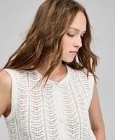 And Now This Women's Crochet Sweater Vest, Exclusively at Macy's