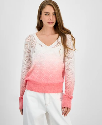 Boss Orange Women's Ombre Pointelle Sweater