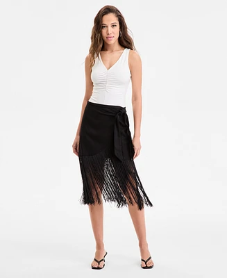 Bar Iii Women's Fringe Skirt, Exclusively at Macy's