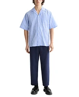 Scotch & Soda Men's Relaxed-Fit Stripe Short-Sleeve Shirt