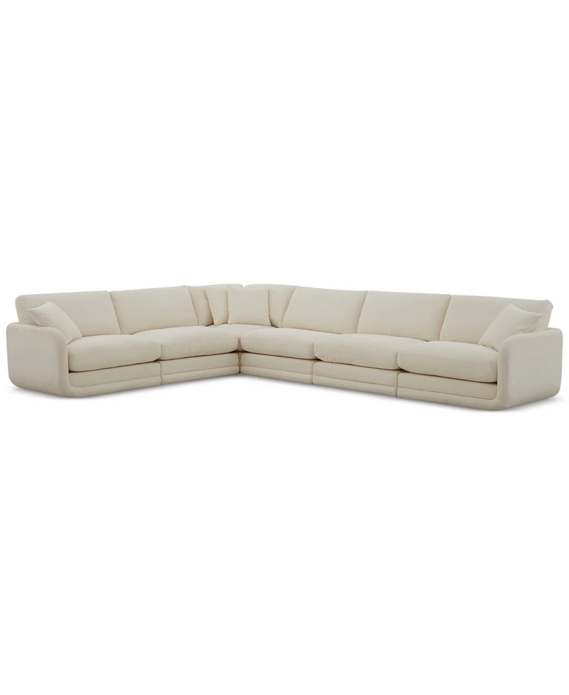 Daryll -Pc. Fabric L Sectional