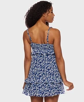 B Darlin Juniors' Cascading Ruffle Mini Dress
