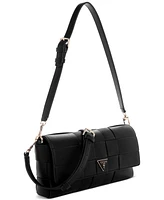 Guess Maylee Woven Flap Shoulder Bag