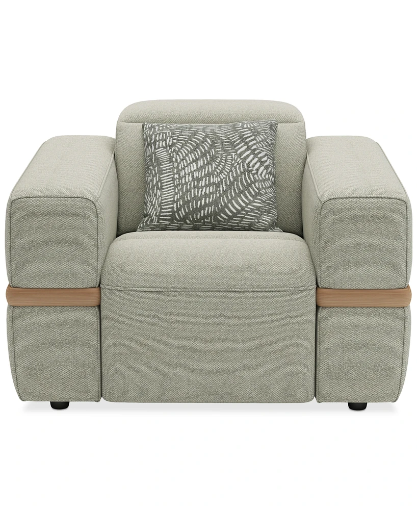Nierling Fabric Power Motion Recliner with Headrest, Exclusively at Macy's