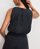 Good American Women's Cotton Twill Parachute Bubble Top