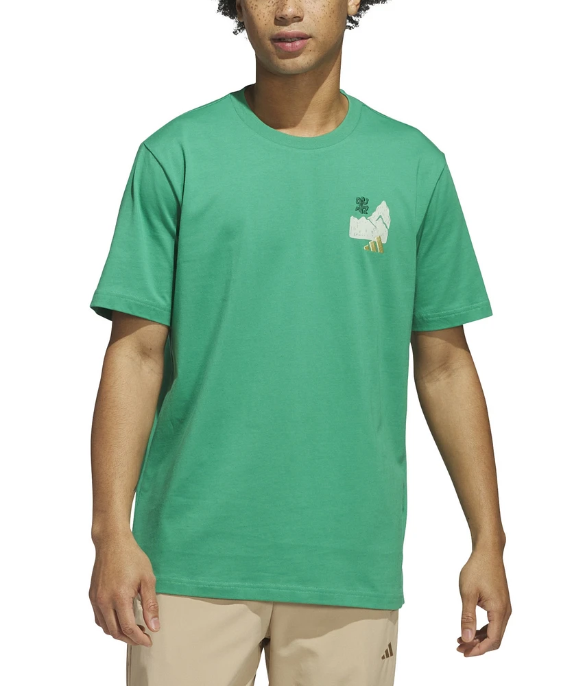 adidas Men's Jetset Camper Regular-Fit Graphic T-Shirt