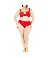 City Chic Plus Smooth & Front Close Cotton Pushup Bra