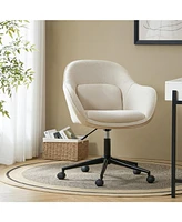 Jose Office Chair Durable Metal Base with Rolling Casters