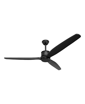 60 inch ceiling fan without light, can be used indoors and outdoors, with remote control, reversible Dc motor, no noise, for bedroom, living room, ter