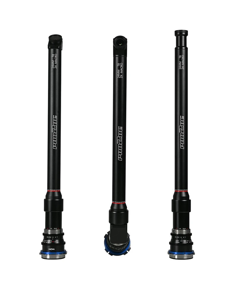 Venus Laowa Pro2be 24mm T8 2x Macro Probe 35 Degree/Direct/Periscope View 3-Lens Kit for Pl-Mount