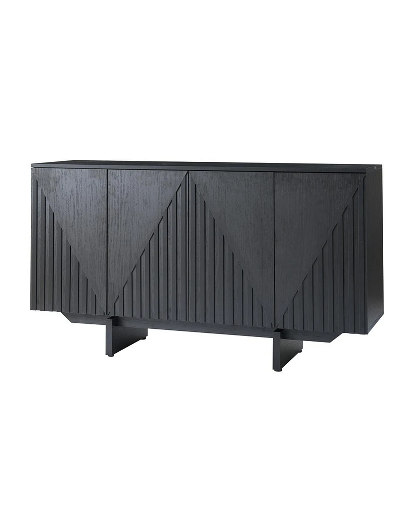 Modern Adamo 58"Wide 4 door Sideboard