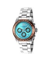Invicta Men's Speedway Quartz Chronograph Light Blue Dial Watch