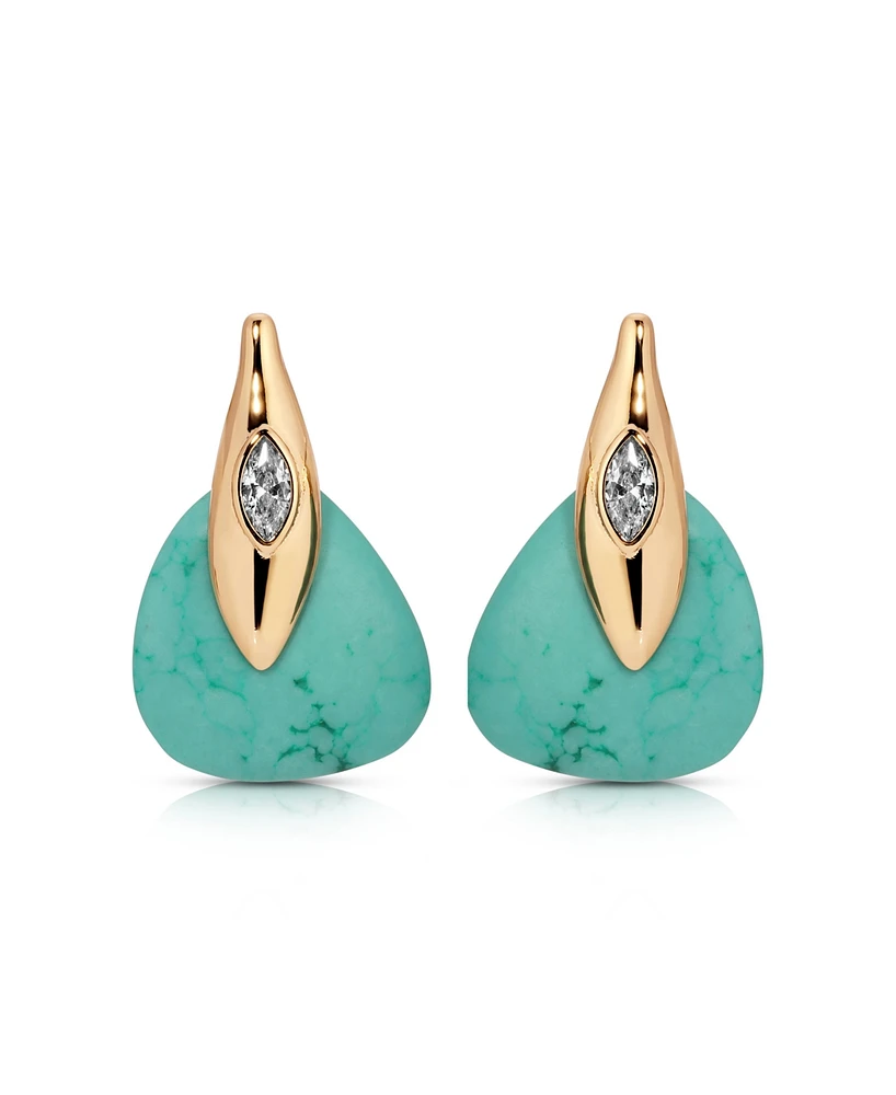 Ettika Turquoise Solstice Drop Earrings