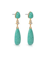Ettika Turquoise Solstice Drop Earrings
