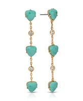 Ettika Turquoise Solstice Dangle Earrings