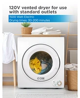 Commercial Care 3.5 Cu. Ft. Portable Dryer, 120V Electric Dryer for Clothes, Front Loading Dryer Machine Holds Up To 13.2 lbs. or 6 kg. of Laundry, St