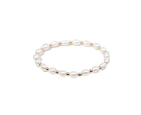 Gold Filled Pearl Bead Bracelet