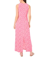 Vince Camuto Women's Ditsy-Print Sleeveless Maxi Dress