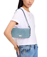 kate spade new york Liv Denim Suede Shoulder Bag