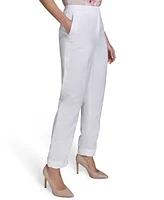 Calvin Klein Women's Mid-Rise Slim-Leg Pants