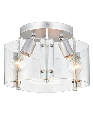 Home Accessories 13" Fortuna 2-Light Indoor Semi-Flush Mount Ceiling Light