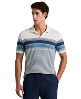 Original Penguin Men's Slim-Fit Striped Pique Polo Shirt