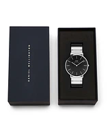 Daniel Wellington Men's Analog Silver Tone Stainless-Steel Watch